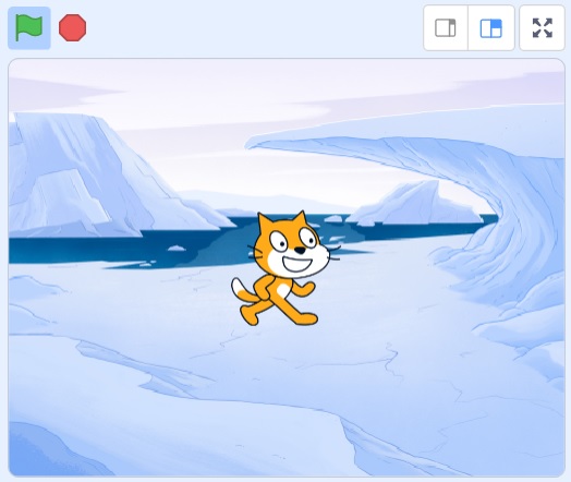 Scratchの背景の簡単な使い方の説明画像8