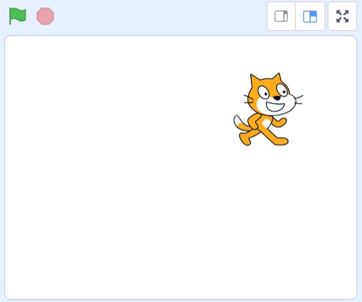 Scratchで矢印キーを使ってプログラミングの説明画像3