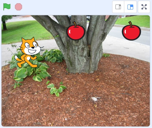 Scratch「りんご拾いゲーム」の作り方の説明画像21